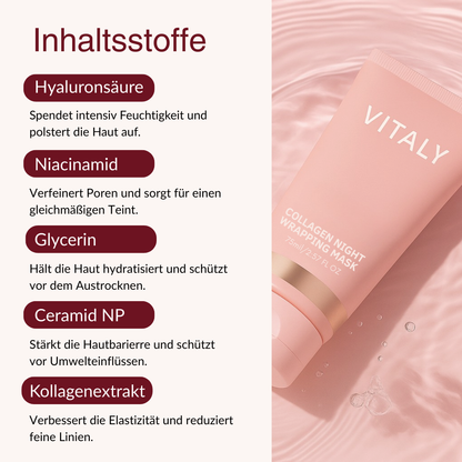 BIO-KOLLAGEN-WRAPPING MASKE + PINSEL