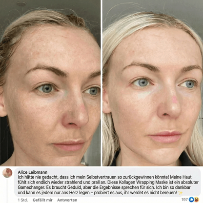 BIO-KOLLAGEN-WRAPPING MASKE + PINSEL